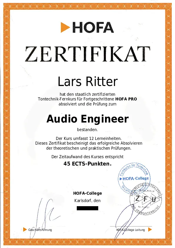 Audio Engineer