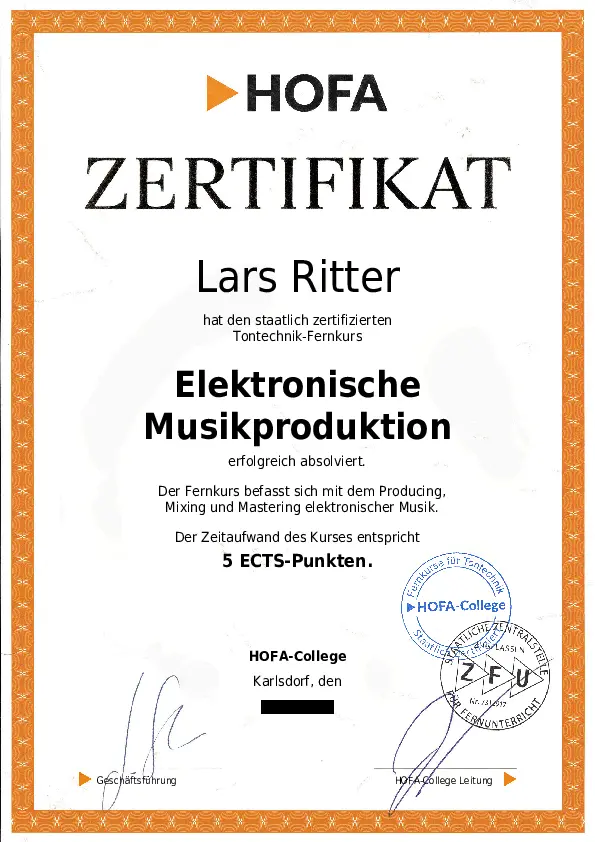 Elektronische Musikproduktion