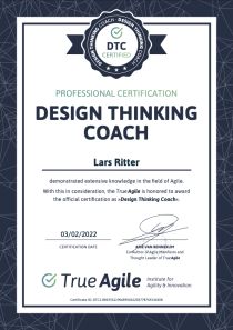 Design Thinking Coach Zertifikat