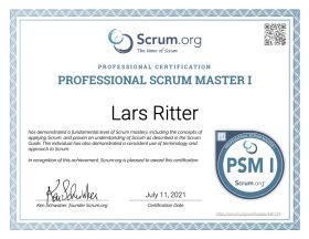 PSM I Zertifikat