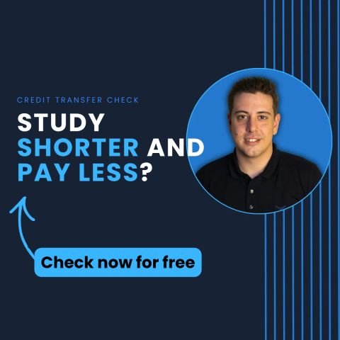 Credit Check: Study shorter and pay less? Check now for free.
