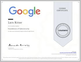 Google Cybersecurity Zertifikat